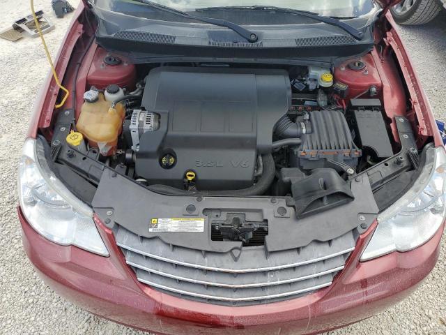 1C3LC65M78N156851 - 2008 CHRYSLER SEBRING LI RED photo 7