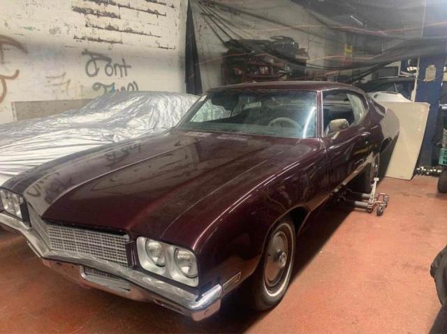 433371G121875 - 1971 BUICK SKYLARK BURGUNDY photo 2