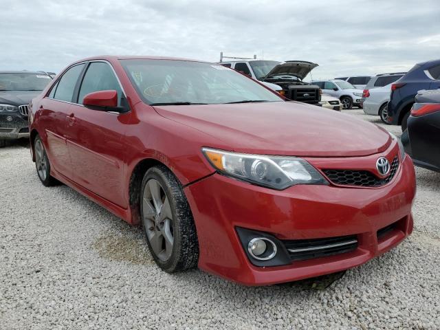 4T1BF1FK0CU609636 - 2012 TOYOTA CAMRY 4D 2 RED photo 1