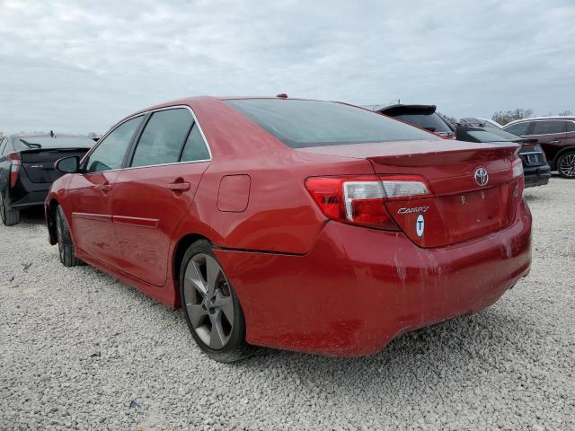 4T1BF1FK0CU609636 - 2012 TOYOTA CAMRY 4D 2 RED photo 3