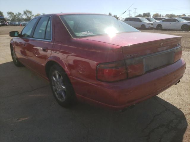 1G6KY54993U162202 - 2003 CADILLAC SEVILLE ST BURGUNDY photo 3