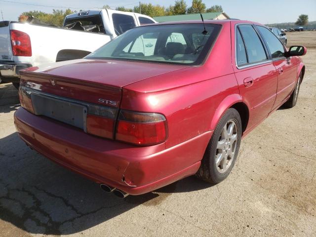 1G6KY54993U162202 - 2003 CADILLAC SEVILLE ST BURGUNDY photo 4