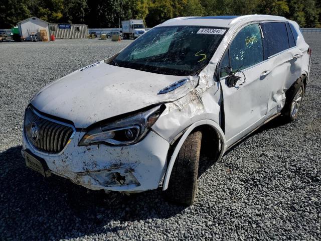 LRBFXBSA0HD005189 - 2017 BUICK ENVISION E WHITE photo 2