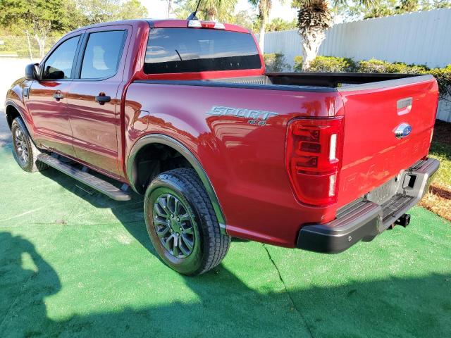 1FTER4FH5LLA83718 - 2020 FORD RANGER XL RED photo 3