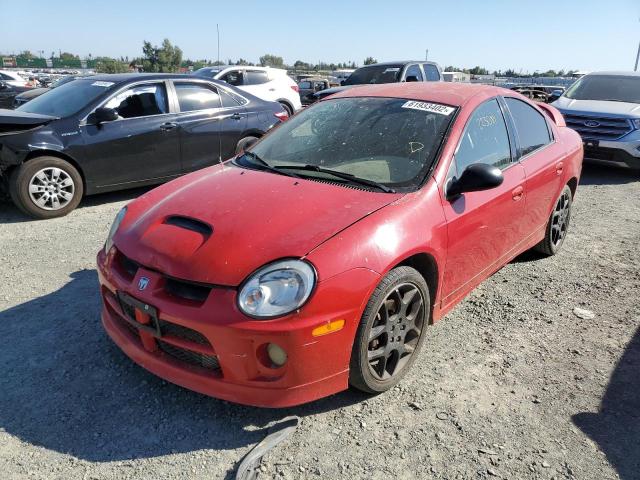 1B3ES66S44D621057 - 2004 DODGE NEON SRT-4 RED photo 2