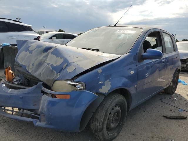 KL1TD66698B089607 - 2008 CHEVROLET AVEO BASE BLUE photo 2