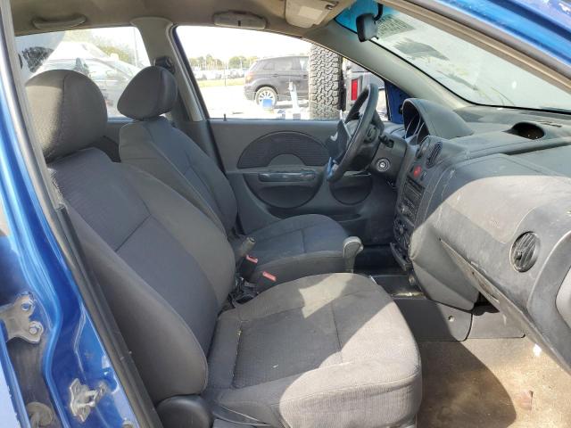 KL1TD66698B089607 - 2008 CHEVROLET AVEO BASE BLUE photo 5