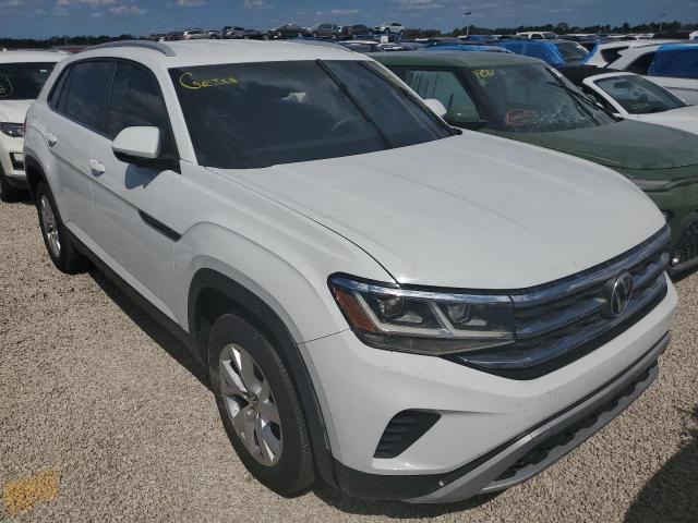 1V2AC2CA1LC214850 - 2020 VOLKSWAGEN ATLAS CROS Белый фото 1