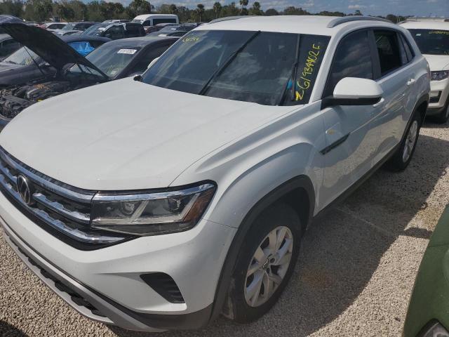 1V2AC2CA1LC214850 - 2020 VOLKSWAGEN ATLAS CROS Белый фото 2