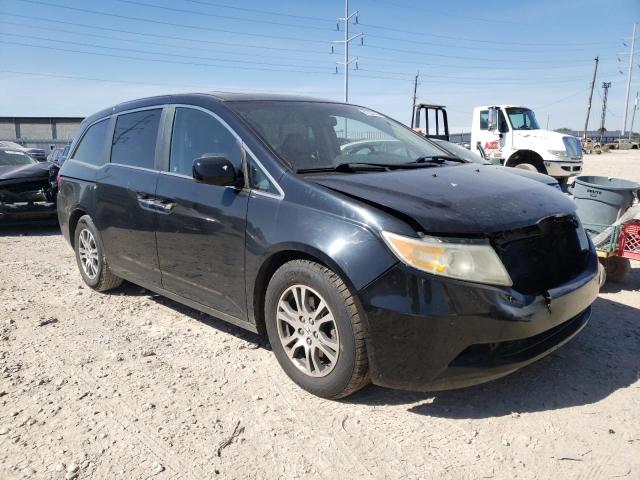 5FNRL5H68CB070369 - 2012 HONDA ODYSSEY EX BLACK photo 1