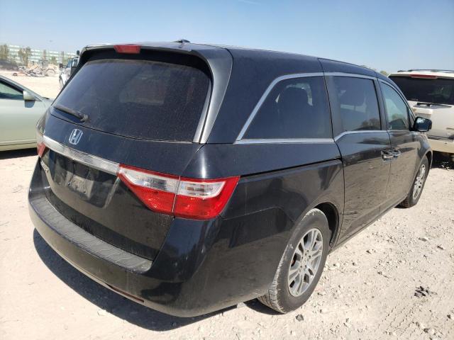 5FNRL5H68CB070369 - 2012 HONDA ODYSSEY EX BLACK photo 4