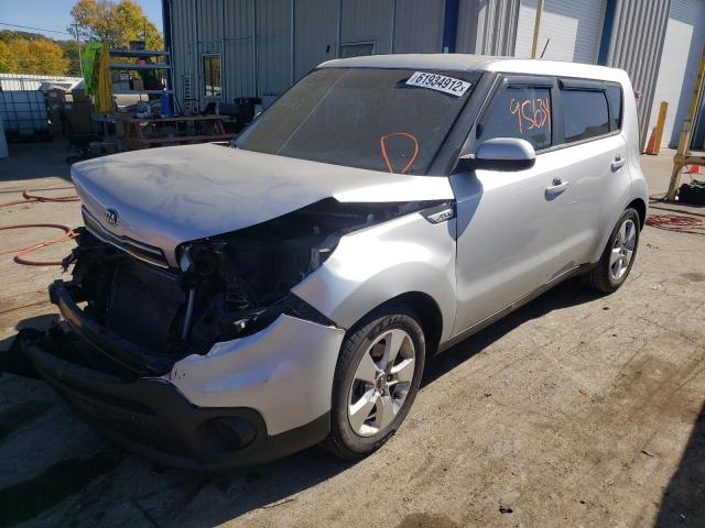 KNDJN2A23H7482600 - 2017 KIA SOUL SILVER photo 2