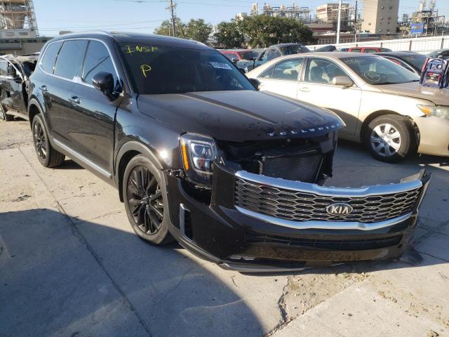 5XYP54HC6LG064385 - 2020 KIA TELLURIDE BLACK photo 1