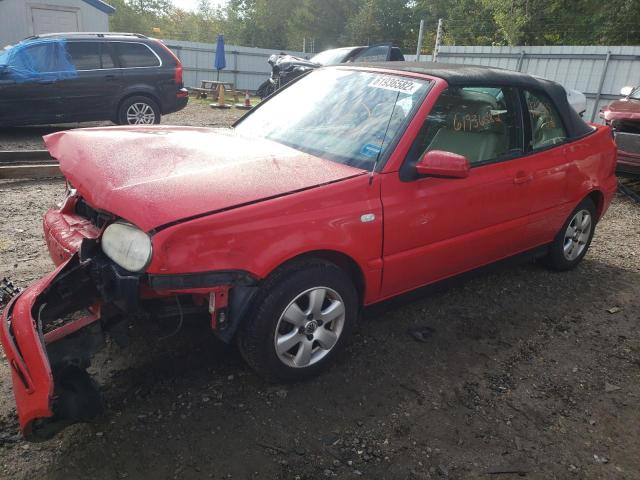 3VWDC21V61M807584 - 2001 VOLKSWAGEN CABRIO GLX RED photo 2