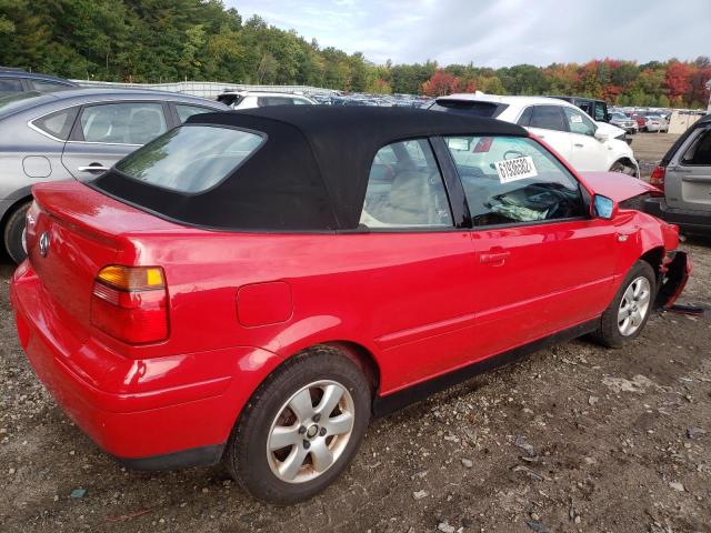 3VWDC21V61M807584 - 2001 VOLKSWAGEN CABRIO GLX RED photo 4