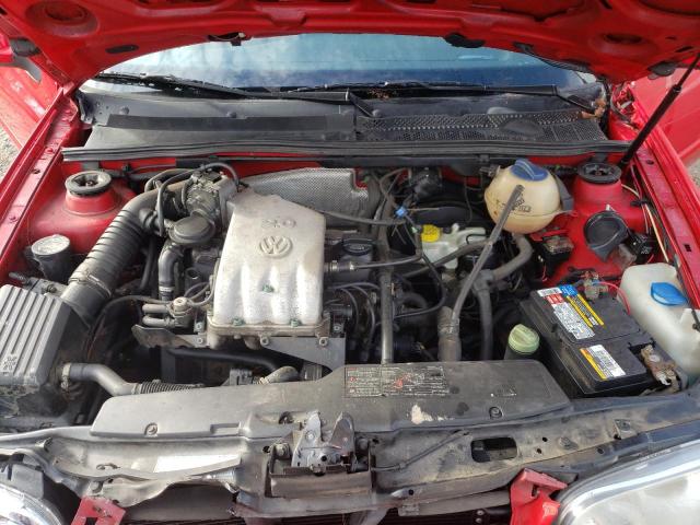 3VWDC21V61M807584 - 2001 VOLKSWAGEN CABRIO GLX RED photo 7