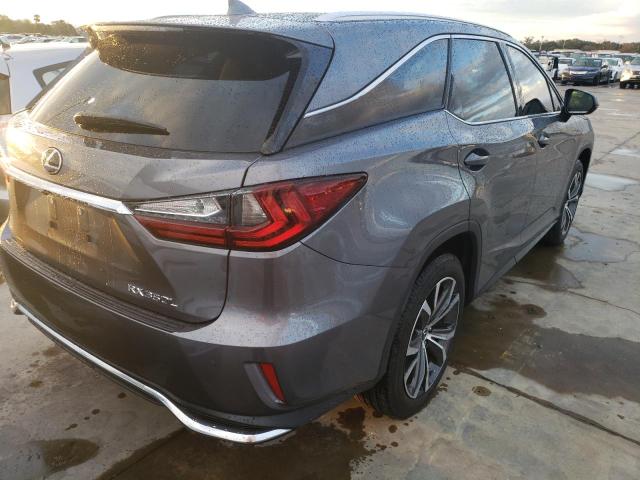 JTJHZKEA5L2015234 - 2020 LEXUS RX 350 L GRAY photo 4