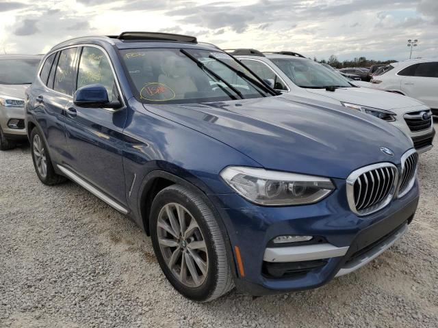 5UXTR7C50KLE88839 - 2019 BMW X3 SDRIVE3 BLUE photo 1