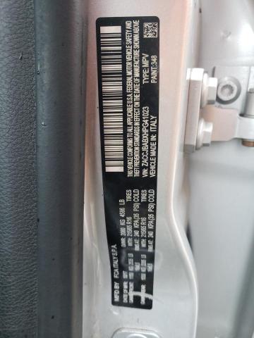 ZACCJBABXHPG41023 - 2017 JEEP RENEGADE S ვერცხლისფერი ფოტო 10