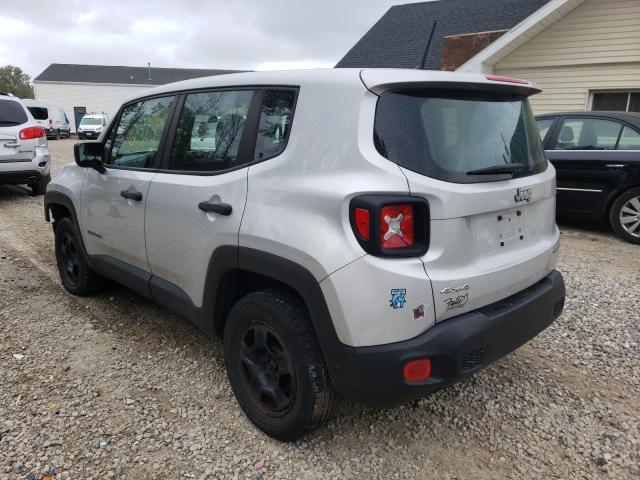 ZACCJBABXHPG41023 - 2017 JEEP RENEGADE S ვერცხლისფერი ფოტო 3