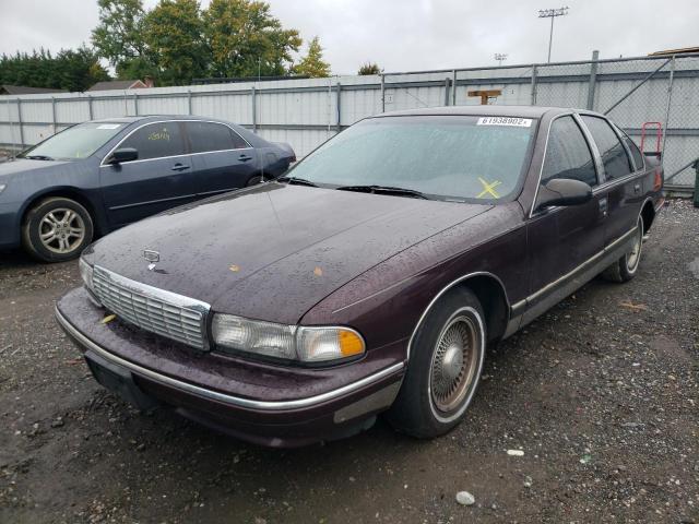 1G1BL52W9SR184800 - 1995 CHEVROLET CAPRICE CL BURGUNDY photo 2