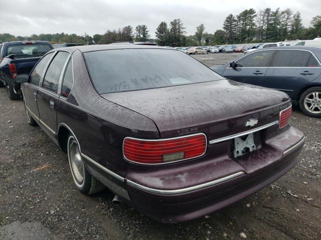 1G1BL52W9SR184800 - 1995 CHEVROLET CAPRICE CL BURGUNDY photo 3