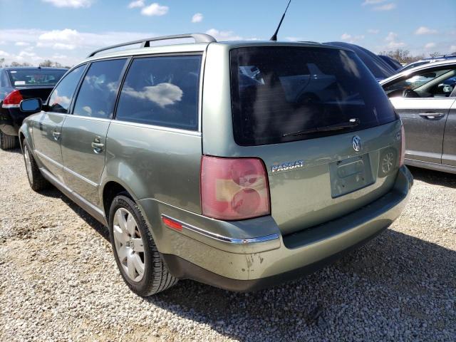 WVWWH63B63E160698 - 2003 VOLKSWAGEN PASSAT GLX Yaşıl foto 3