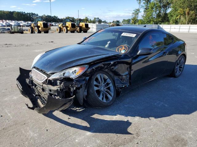 KMHHT6KDXAU024678 - 2010 HYUNDAI GENESIS CO BLACK photo 2