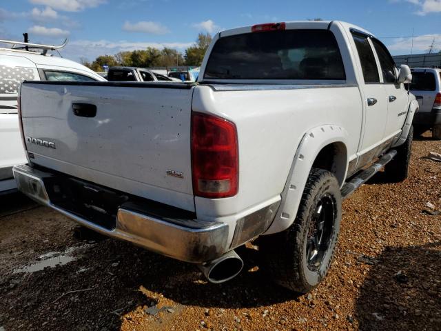 3D7KU28C74G178244 - 2004 DODGE RAM 2500 S WHITE photo 4