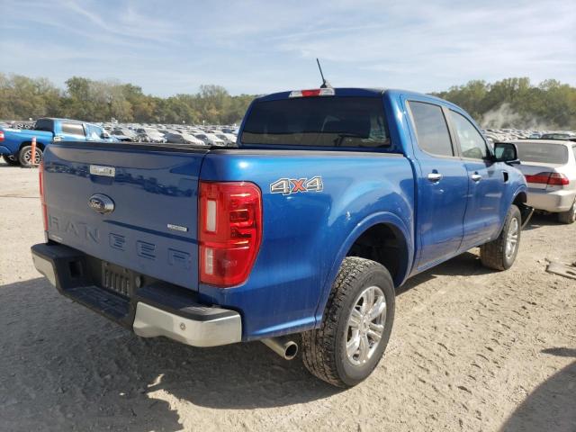 1FTER4FH1KLB01873 - 2019 FORD RANGER XL BLUE photo 4