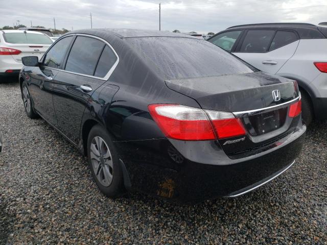 1HGCR2F37FA206291 - 2015 HONDA ACCORD LX BLACK photo 3