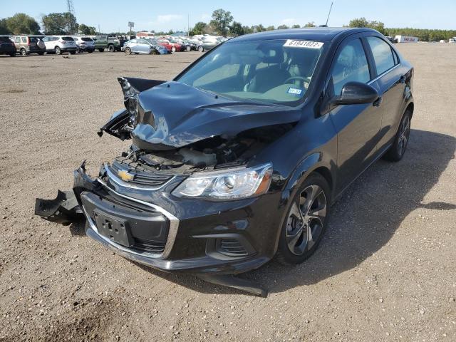 1G1JF5SB1L4121446 - 2020 CHEVROLET SONIC PREM BLACK photo 2