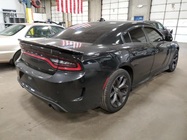 2C3CDXHG2KH561217 - 2019 DODGE CHARGER GT BLACK photo 4