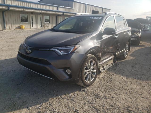 JTMDJREVXGD023215 - 2016 TOYOTA RAV4 HV LI GRAY photo 2