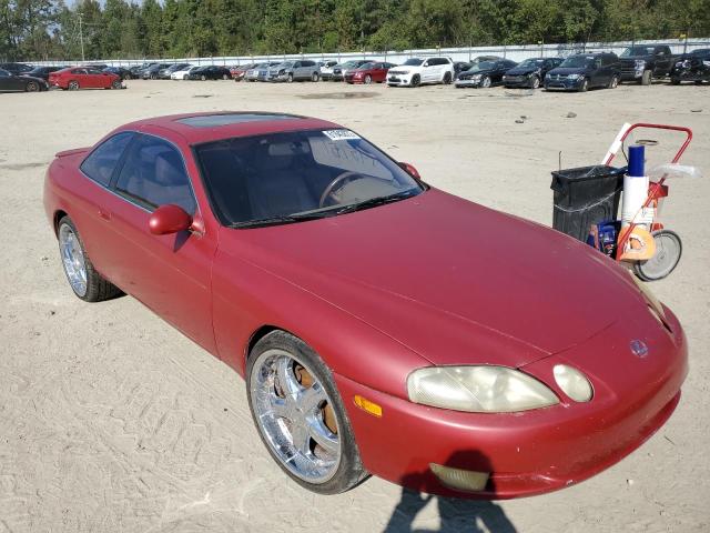 JT8UZ30C8N0012003 - 1992 LEXUS SC 400 RED photo 1