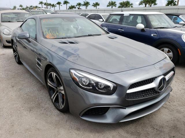 WDDJK6GA2JF052380 - 2018 MERCEDES-BENZ SL 450 GRAY photo 1