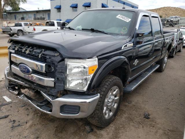 1FT7W2BT1BEB93684 - 2011 FORD F 250 BLACK photo 2