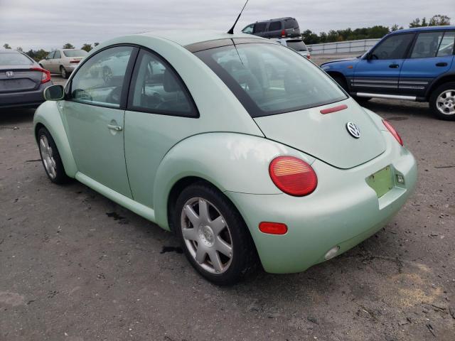 3VWDD21C91M463647 - 2001 VOLKSWAGEN NEW BEETLE 绿色 照片 3