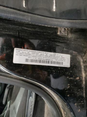 3VW2K7AJ1BM086709 - 2011 VOLKSWAGEN JETTA BASE أسود صورة 10