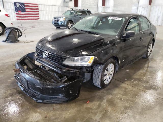 3VW2K7AJ1BM086709 - 2011 VOLKSWAGEN JETTA BASE أسود صورة 2