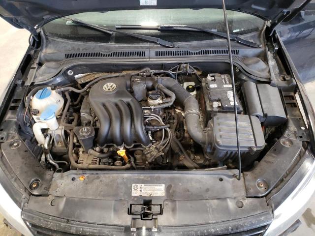 3VW2K7AJ1BM086709 - 2011 VOLKSWAGEN JETTA BASE أسود صورة 7