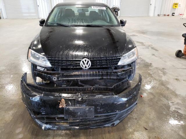 3VW2K7AJ1BM086709 - 2011 VOLKSWAGEN JETTA BASE أسود صورة 9