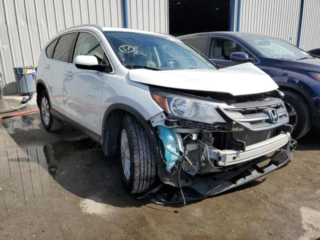 5J6RM3H78DL021756 - 2013 HONDA CR-V EXL WHITE photo 1