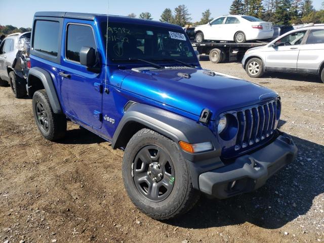 1C4GJXAG0JW280470 - 2018 JEEP WRANGLER S BLUE photo 1