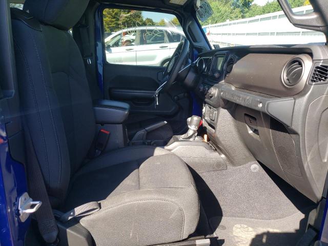 1C4GJXAG0JW280470 - 2018 JEEP WRANGLER S BLUE photo 5