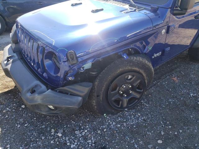 1C4GJXAG0JW280470 - 2018 JEEP WRANGLER S BLUE photo 9