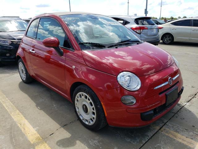3C3CFFDR9CT310666 - 2012 FIAT 500 POP RED photo 1