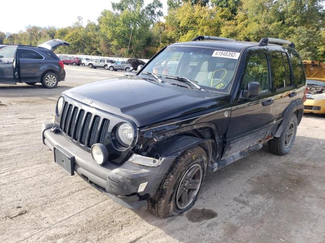 1J4GL38K25W631537 - 2005 JEEP LIBERTY RENEGADE  photo 2