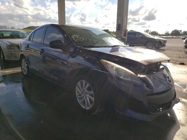 JM1BL1W71C1590668 - 2012 MAZDA 3 I BLUE photo 1