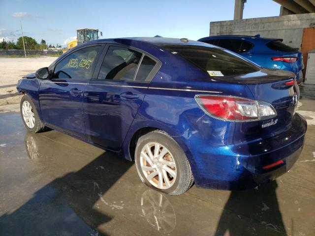 JM1BL1W71C1590668 - 2012 MAZDA 3 I BLUE photo 3